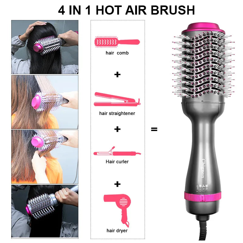 Hair Dryer and Volumizer in One Step - My Charleshop