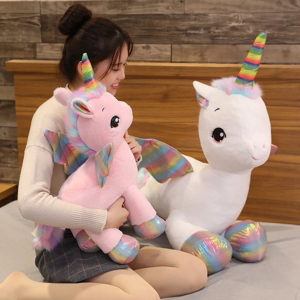 Adorable Peluche Licorne Rêve Arc-en-Ciel de Haute Qualité - Cheval Rose Doux – My Charleshop