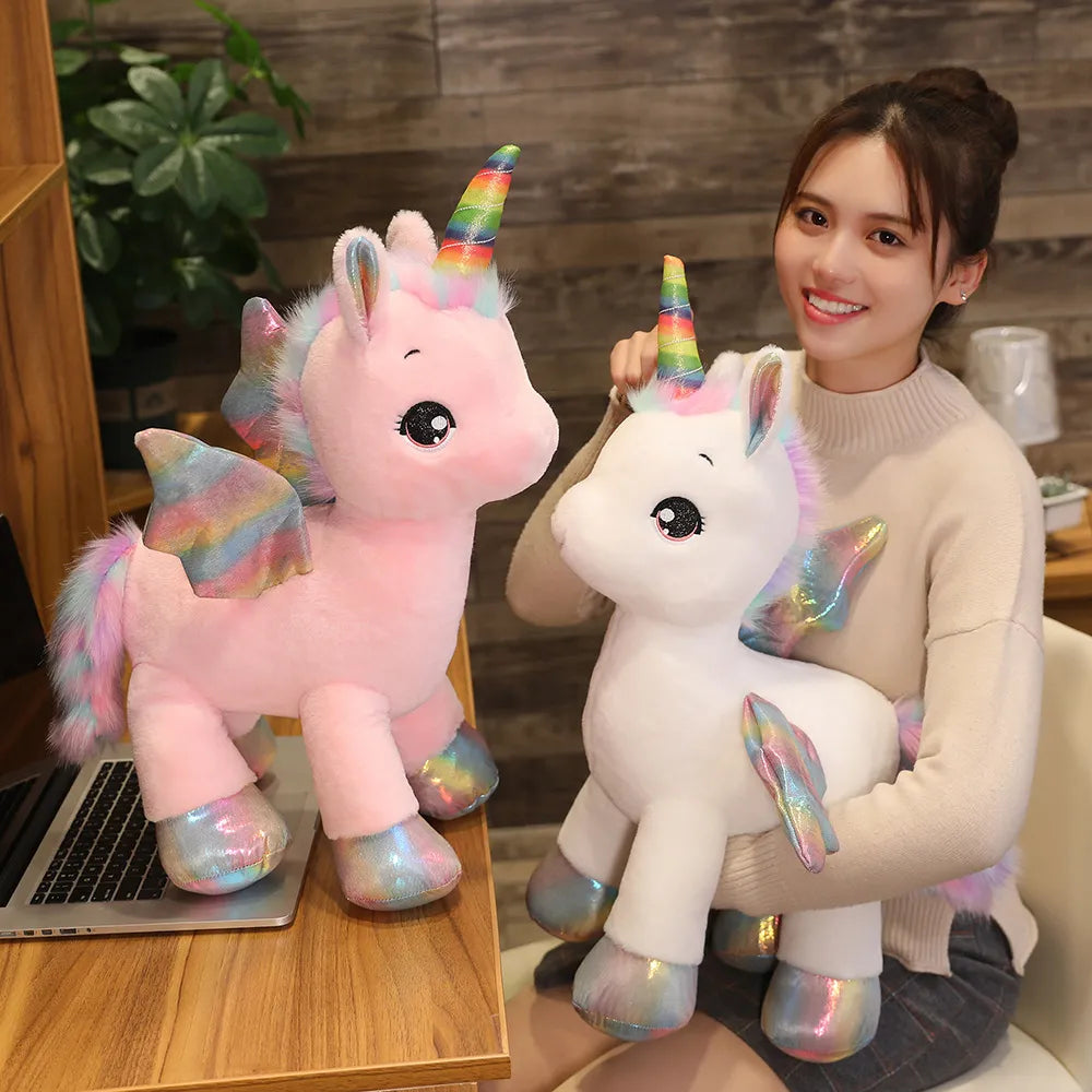 Adorable Peluche Licorne Rêve Arc-en-Ciel de Haute Qualité - Cheval Rose Doux – My Charleshop