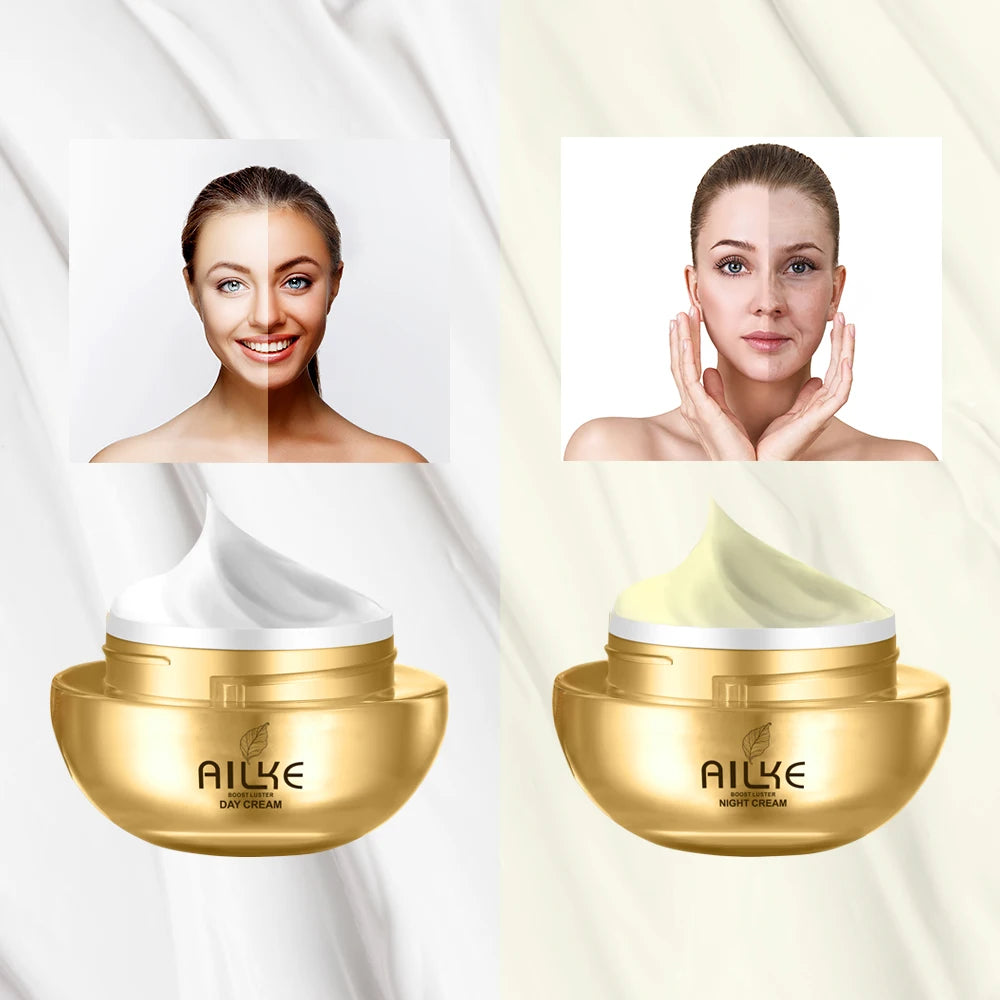 Crème Éclaircissante Visage AILKE Anti-Taches Brunes au Collagène - My Charleshop