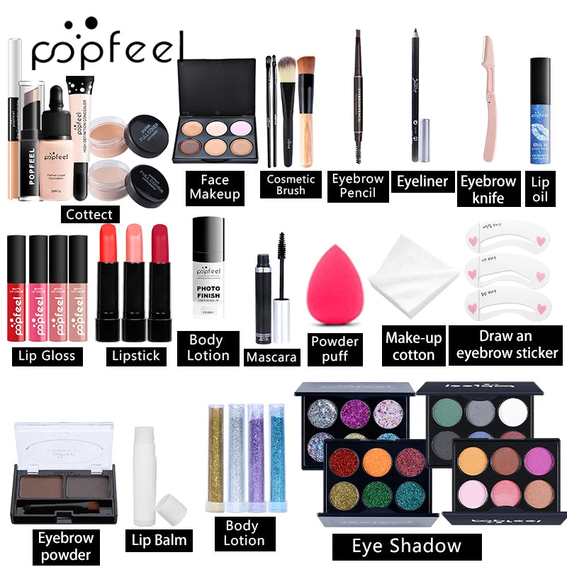 Professional Cosmetic Kit - Practical Makeup Set - My Charleshop