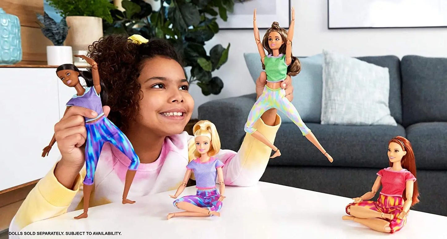 Articulations de Yoga Barbie Originales pour Poupées - Poupées de Sport avec Jouets Interactifs pour Enfants - My Charleshop