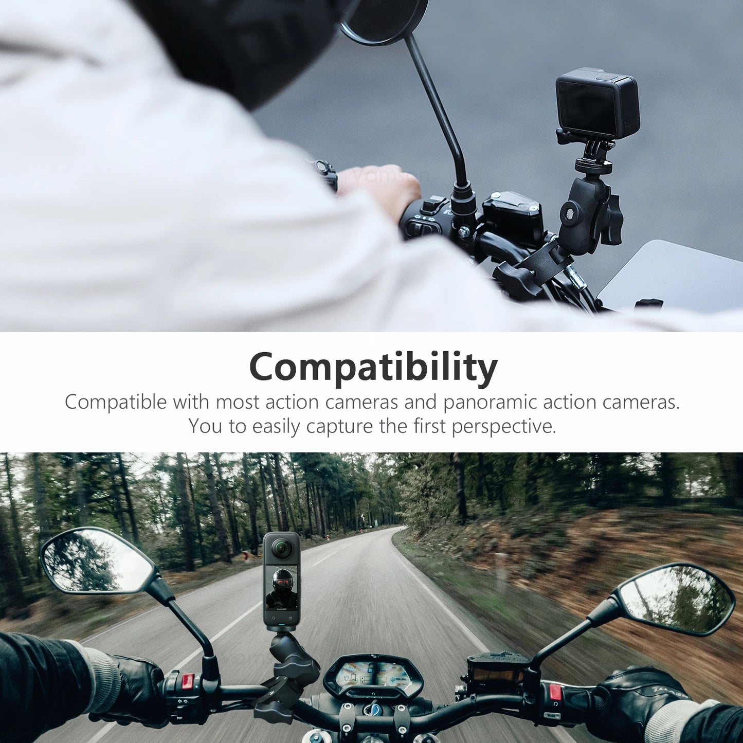 Lenkerhalterung für GoPro 11/10/9/8 Action-Kamera – Vamson – My Charleshop