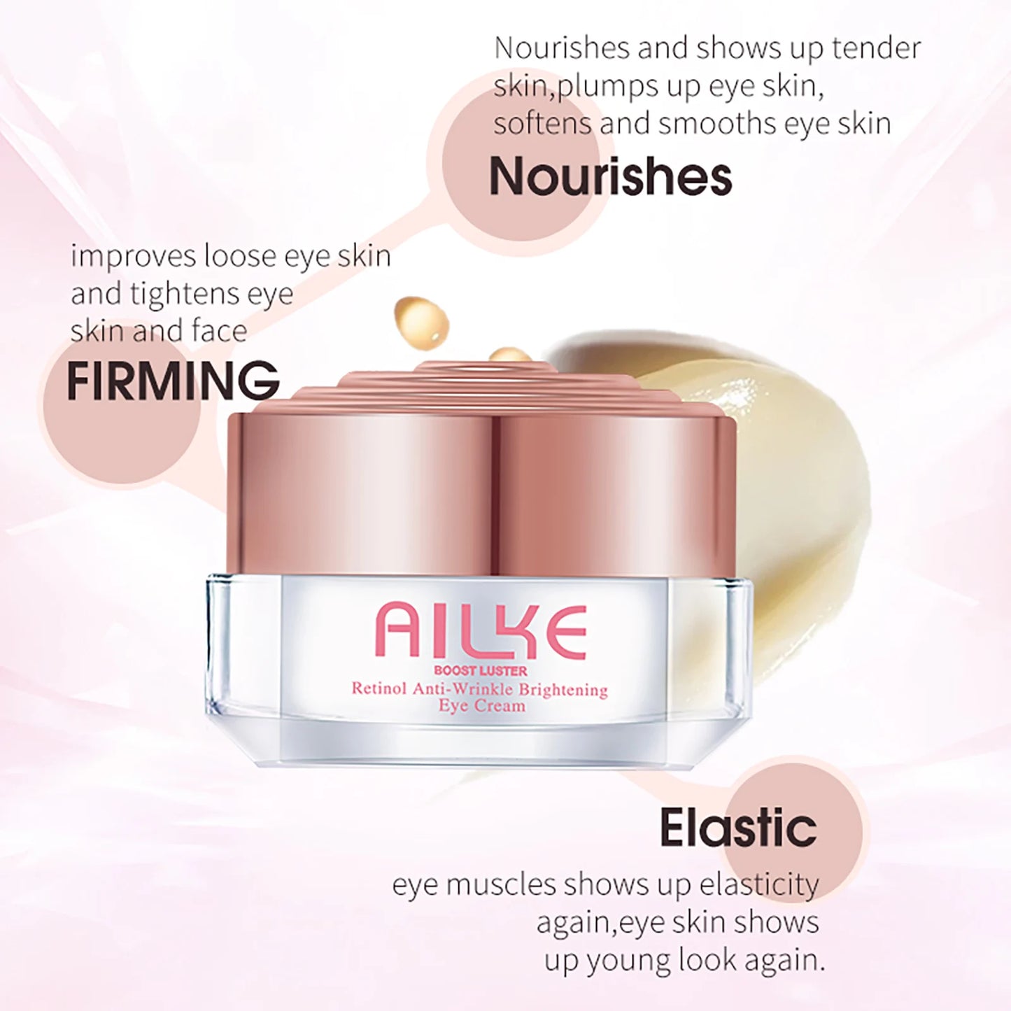 Crème Contour des Yeux Anti-Âge AILKE à la Rétinol - My Charleshop