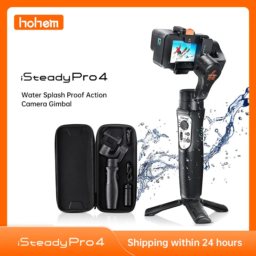 Stabilisateur Hohem iSteady Pro 4 pour GoPro, DJI OSMO, Insta360 et Autres Caméras d'Action -  My Charleshop