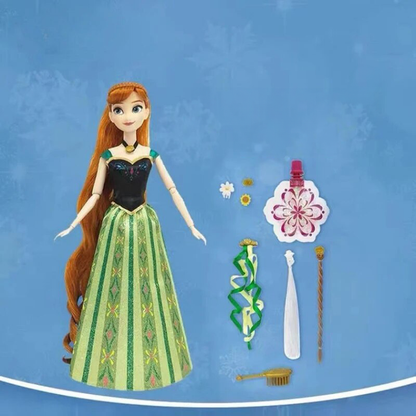 Reine de neige - Poupée Barbie Disney Princess Elsa et Anna - Reine de Neige - Jouet Créatif Fait Main, Figurine Mignonne de Dessin Animé, Cadeau pour Enfants – My Charleshop