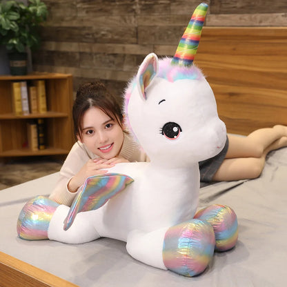 Adorable Peluche Licorne Rêve Arc-en-Ciel de Haute Qualité - Cheval Rose Doux – My Charleshop