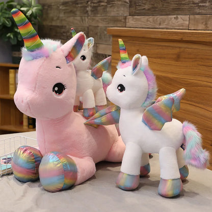 Adorable Peluche Licorne Rêve Arc-en-Ciel de Haute Qualité - Cheval Rose Doux – My Charleshop