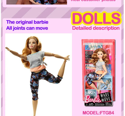 Poupées Barbie Originales pour Filles - Vêtements à la Mode Chelsea pour Bébés - Jouets pour Enfants - Cadeaux à Articulations Multiples - My Charleshop