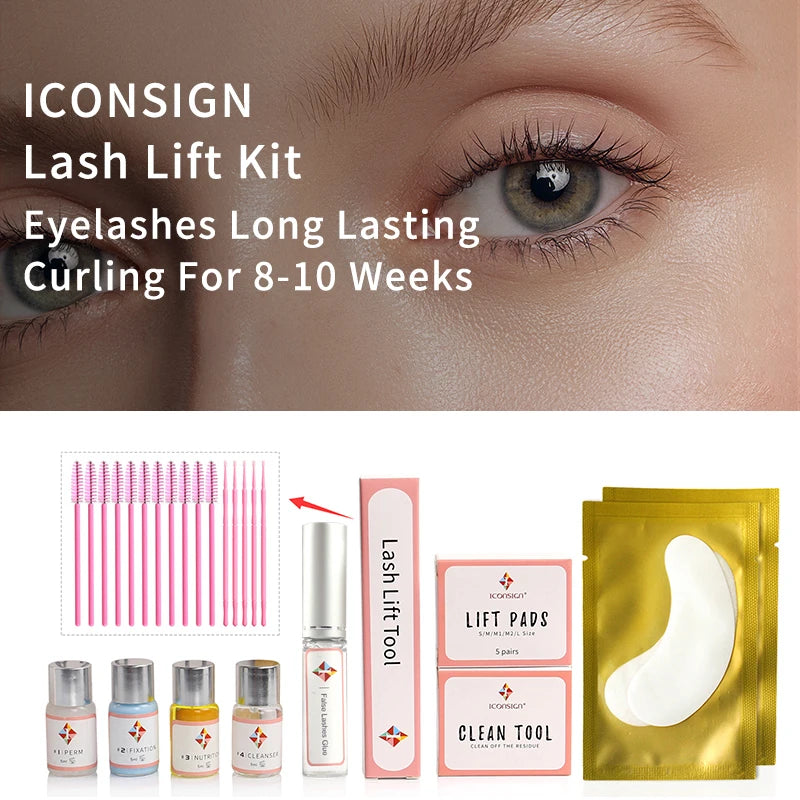 Kit Professionnel Rehaussement de Cils ICONSIGN - Ensemble de Rehaussement de Cils - My Charleshop