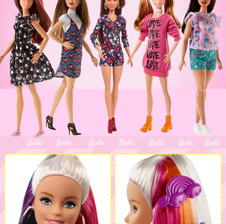 Poupées Barbie Originales pour Filles - Vêtements à la Mode Chelsea pour Bébés - Jouets pour Enfants - Cadeaux à Articulations Multiples - My Charleshop