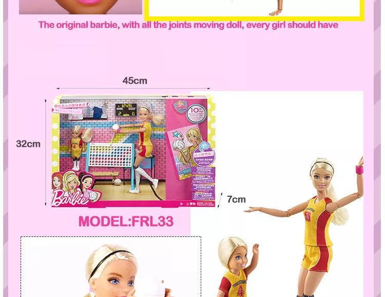 Poupées Barbie Originales pour Filles - Vêtements à la Mode Chelsea pour Bébés - Jouets pour Enfants - Cadeaux à Articulations Multiples - My Charleshop