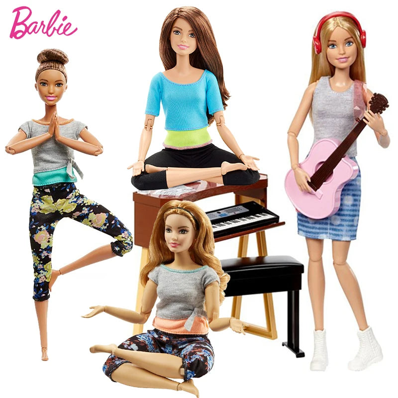 Poupée Barbie Originale Mattel à Plusieurs Articulations avec Vêtements et Accessoires - My Charleshop