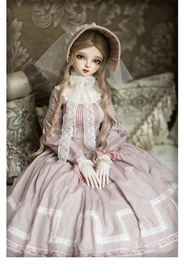 Tenue de Poupée BJD 1/4 - Costume pour Poupée SD - Robe Classique Divia Vintage à Jupe Longue - Vente en Gros du Fabricant - My Charleshop