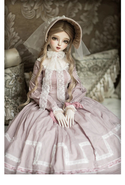 Tenue de Poupée BJD 1/4 - Costume pour Poupée SD - Robe Classique Divia Vintage à Jupe Longue - Vente en Gros du Fabricant - My Charleshop