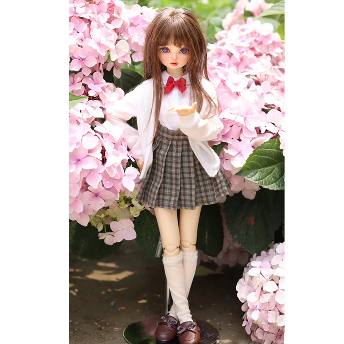 Nouvelle Poupée BJD SD de 42 cm - 1/4 Femelle - Style Minifee RIN - Articulations en Résine Mobiles - Cadeau avec Vêtements, Perruque et Chaussures - My Charleshop