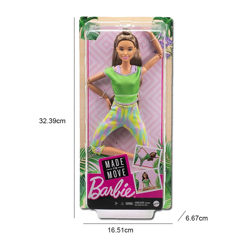 Articulations de Yoga Barbie Originales pour Poupées - Poupées de Sport avec Jouets Interactifs pour Enfants - My  Charleshop