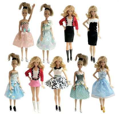 Ensemble d'Accessoires pour Poupée en Tissu - Tenue de Mode Mignonne pour Poupée Barbie de 11 Pouces - My Charleshop