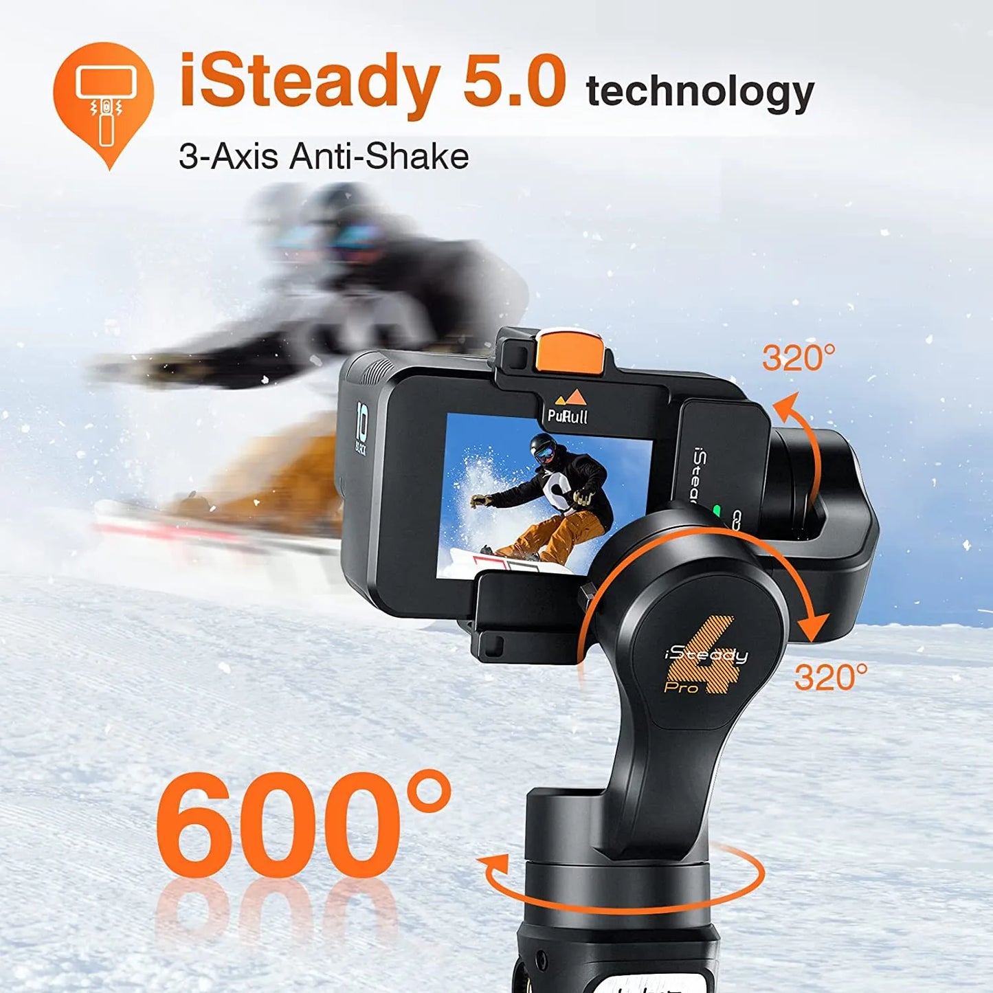 Stabilisateur Hohem iSteady Pro 4 pour GoPro, DJI OSMO, Insta360 et Autres Caméras d'Action -  My Charleshop